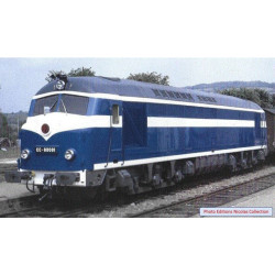 25-01-G002 - CC 80001 - Caen - Bleu Foncé / Blanc - Toit noir