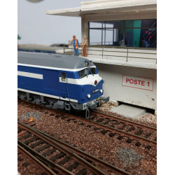 Mistral Locomotive Diesel CC 80001 - Caen - Bleu Foncé / Blanc Toit Noir - DCC/son "Belphégor"