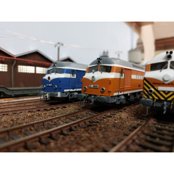 Mistral Locomotive Diesel CC 80001 - Desquenne & Giral - Orange/Blanc Toit Blanc - Analogique "Belphégor"